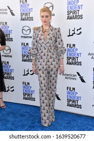 SANTA MONICA, CA: 08, 2020: Amber Heard At The 2020 Film Independent Spirit Awards.
Picture: Paul Smith/Featureflash