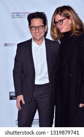 SANTA MONICA, CA. February 21, 2019: J.J. Abrams & Katie McGrath At The 14th Annual Oscar Wilde Awards.
Picture: Paul Smith/Featureflash