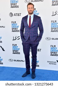 SANTA MONICA, CA. February 23, 2019: Armie Hammer At The 2019 Film Independent Spirit Awards.
Picture: Paul Smith/Featureflash
