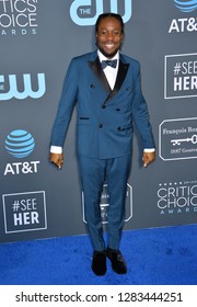 SANTA MONICA, CA. January 13, 2019: Shameik Moore At The 24th Annual Critics' Choice Awards In Santa Monica.
 