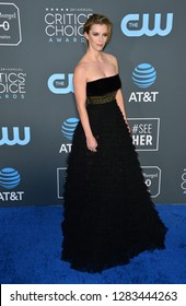 SANTA MONICA, CA. January 13, 2019: Betty Gilpin At The 24th Annual Critics' Choice Awards In Santa Monica.
 