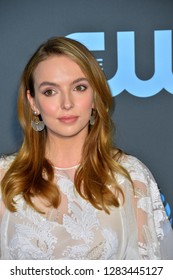 SANTA MONICA, CA. January 13, 2019: Jodie Comer At The 24th Annual Critics' Choice Awards In Santa Monica.
 