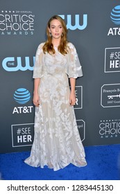 SANTA MONICA, CA. January 13, 2019: Jodie Comer At The 24th Annual Critics' Choice Awards In Santa Monica.
 