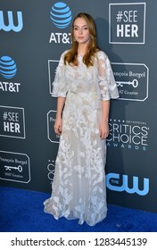 SANTA MONICA, CA. January 13, 2019: Jodie Comer At The 24th Annual Critics' Choice Awards In Santa Monica.
 