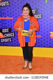 SANTA MONICA, CA. July 19, 2018: Raini Rodriguez At The Nickelodeon Kids' Choice Sports Awards 2018 At Barker Hangar