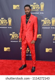 SANTA MONICA, CA - June 16, 2018: Lakeith Stanfield At The 2018 MTV Movie & TV Awards At The Barker Hanger, Santa Monica Airport