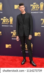 SANTA MONICA, CA - June 16, 2018: Travis Mills At The 2018 MTV Movie & TV Awards At The Barker Hanger, Santa Monica Airport