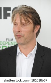 SANTA MONICA, CA - MARCH 1, 2014: Mads Mikkelsen At The 2014 Film Independent Spirit Awards On The Beach In Santa Monica, CA. 