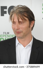 SANTA MONICA, CA - MARCH 1, 2014: Mads Mikkelsen At The 2014 Film Independent Spirit Awards On The Beach In Santa Monica, CA.
