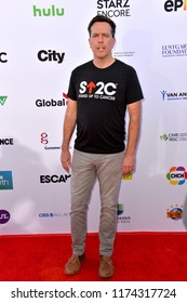 SANTA MONICA, CA. September 07, 2018: Ed Helms At The 2018 Stand Up To Cancer Fundraiser At Barker Hangar, Santa Monica Airport.