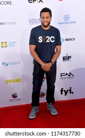 SANTA MONICA, CA. September 07, 2018: Michael Ealy At The 2018 Stand Up To Cancer Fundraiser At Barker Hangar, Santa Monica Airport.