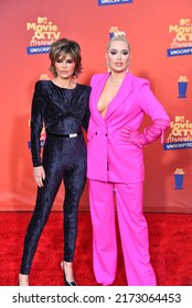 Santa Monica, CA USA - June 5, 2022. Lisa Rinna and Erika Jayne attends the 2022 Movie and TV Awards.