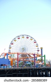 Santa Monica Pier Ferris Wheel Los Angeles