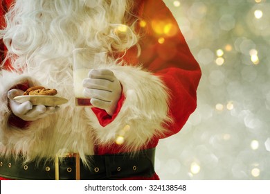 Santa Picking Cookie 