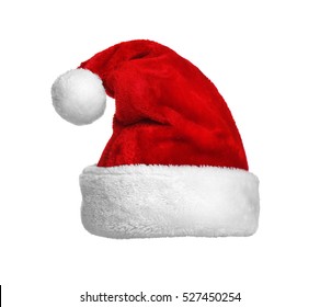Santa Red Hat Isolated On White