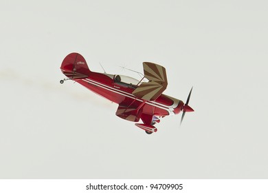 SANTA ROSA, CA - AUG 21: Tim Decker Pitts S-2B Pilot During The Wings Over Wine Country Air Show, On August 21, 2011, Sonoma County Airport, Santa Rosa, CA.