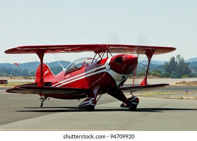 SANTA ROSA, CA - AUG 21: Tim Decker Pitts S-2B Pilot During The Wings Over Wine Country Air Show, On August 21, 2011, Sonoma County Airport, Santa Rosa, CA.