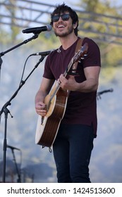 Santa Rosa, CA/USA: 6/14/2019: Morgan Evans Performs At Country Summer Music Festival. He's An Australian Country Music Singer And Married To Kelsea Ballerini. 