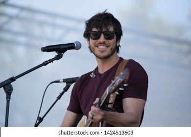 Santa Rosa, CA/USA: 6/14/2019: Morgan Evans Performs At Country Summer Music Festival. He's An Australian Country Music Singer And Married To Kelsea Ballerini. 