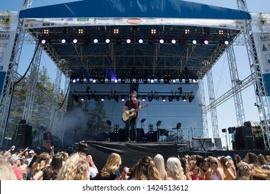 Santa Rosa, CA/USA: 6/14/2019: Morgan Evans Performs At Country Summer Music Festival. He's An Australian Country Music Singer And Married To Kelsea Ballerini. 