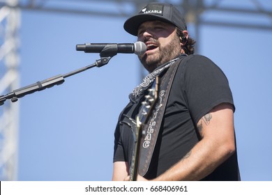 Santa Rosa, CA/USA: 6/18/17: Randy Houser Performs At Country Summer.  He's A CMT Music Award, Country Music Association, Academy Of Country Music Award Nominated Artist. 