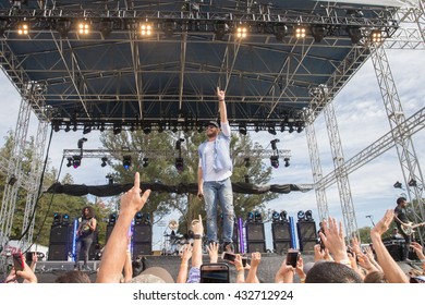 Santa Rosa, CA/USA - 6/3/2016 : Chase Rice Performs At Country Summer In Santa Rosa, CA. 