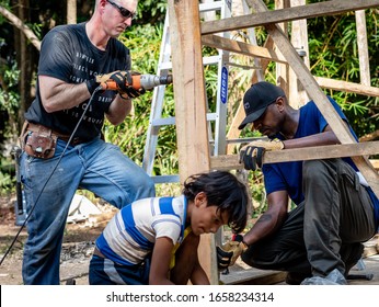 Santa Rosa Guatemala 02-01-2020 Mission Team Helping Build House For Guatemalan Family 