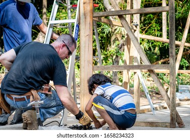 Santa Rosa Guatemala 02-01-2020 Mission Team Helping Build House For Guatemalan Family 