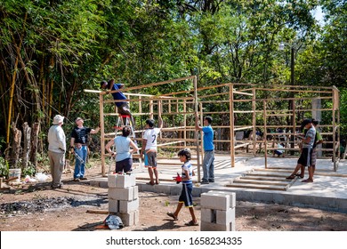 Santa Rosa Guatemala 02-01-2020 Mission Team Helping Build House For Guatemalan Family 