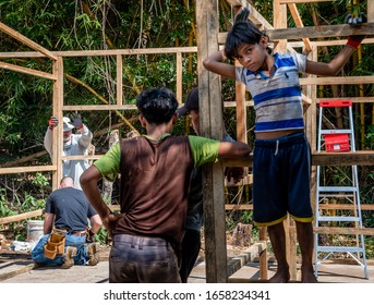 Santa Rosa Guatemala 02-01-2020 Mission Team Helping Build House For Guatemalan Family 