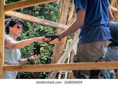 Santa Rosa Guatemala 02-01-2020 Mission Team Helping Build House For Guatemalan Family 