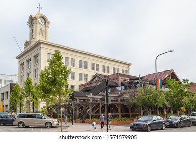 Santa Rosa,CA-10.June,2019:Downtown Santa Rosa,Sonoma Valley,CA