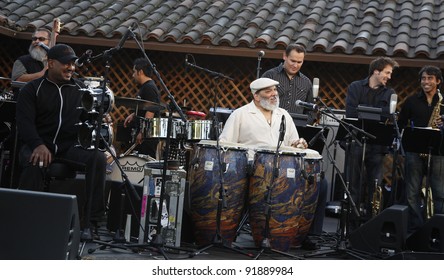 SANTA YNEZ, CA - MAY 30: Poncho Sanchez At 'Rhythm On The Vine' Charity Event To Benefit Shriners Children Hospital At The Gainey Vineyard May 30, 2009 In Santa Ynez, California