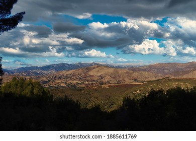 Santa Ynez Mountains At Sunset