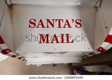 Santa's mailbox at the northpole workshop