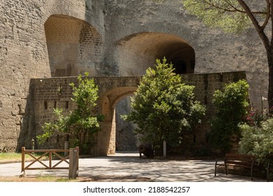 Santelmo Castle Medieval Fortress Located On Stock Photo 2188542257 ...