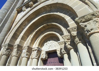 Santiago Church In Aguero, Spain