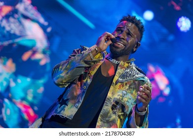 Santiago De Compostela, Galicia, Spain; 18-06-2022; Jason Derulo, Festival O Son Do Camiño 2022