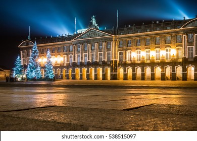 Santiago De Compostela Town Hall At Night