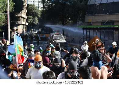 Santiago, Metropolitana/Chile; 11 29 2019: Social Protests in Chile