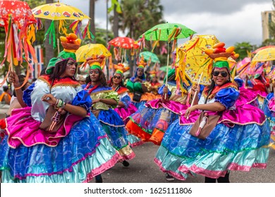 Santo Domingo/Dominican Republic; 03-02-2014: National Dominican Carnival parade in the Santo Domingo Malecon LGBT 