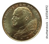 santo subito - saint John Paul II pope coin