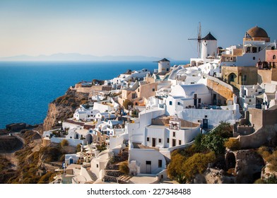 Santorini Greece, Best Holiday Destinations in the World , Vacation and Tourism, beautiful background, travel, relax, - Shutterstock ID 227348488