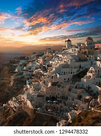 Santorini. Oia Sunset.