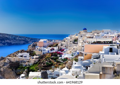 Santorini Oia village, Cyclades, Greece - Shutterstock ID 641968129