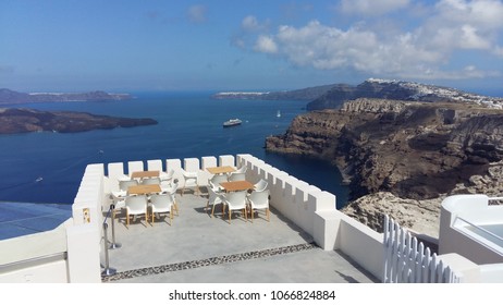 Santorini Winery Restaurant In Greece