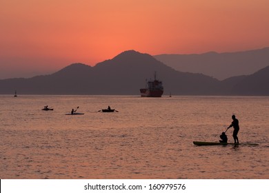 Santos Sunset, Brazil