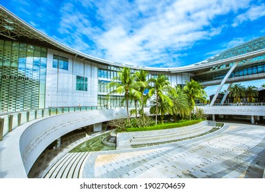 SANYA - CHINA,December 2020 :Building Of CDF Mall, The World Largest Duty Free Shopping Center In Sanya Hainan China.