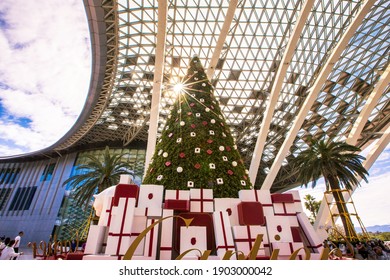 SANYA - CHINA,December 2020 :Building Of CDF Mall, The World Largest Duty Free Shopping Center In Sanya Hainan China.