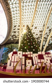 SANYA - CHINA,December 2020 :Building Of CDF Mall, The World Largest Duty Free Shopping Center In Sanya Hainan China.